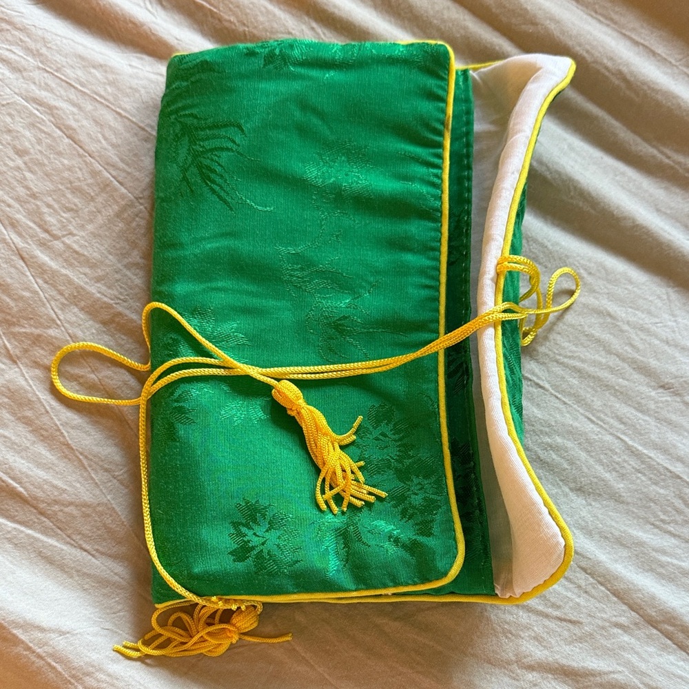 New Oriental Asian Chinese silk pouch bag